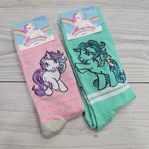 My Little Pony Pink and Teal Socks Duo